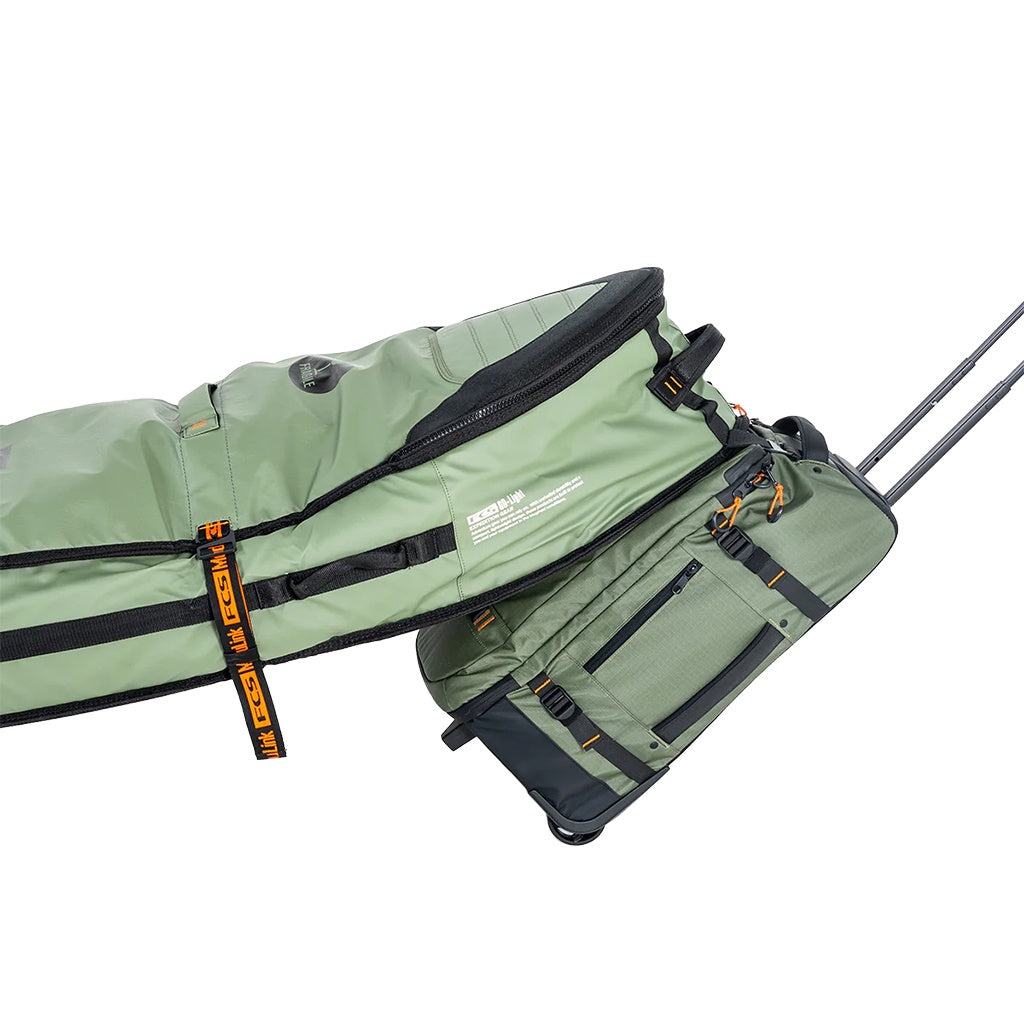 FCS | 6'3" GO-Light Travel 4 Shortboard / Fish Wheelie Quad Surfboard Cover